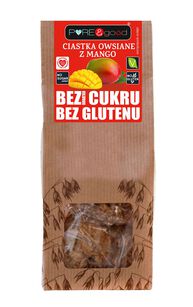 Ciastka Owsiane Z Mango Bez Dodatku Cukru Bezglutenowe 150 G - Pure&Good [BIO]