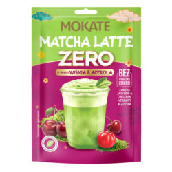 Mokate Matcha Latte Zero o smaku Wiśnia & Acerola 20 g