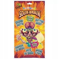 Wata Cukrowa Sour Brain Lemon 60G
