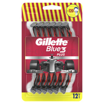 Gillette Blue3 Plus Jednorazowa maszynka Do Golenia dla mężczyzn 12 szt.