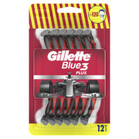 Gillette Blue3 Plus Jednorazowa maszynka do golenia dla mężczyzn 12 szt.