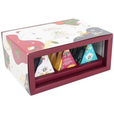 English Tea Shop Zestaw Herbatek Świątecznych 12 Piramidek W 3 Różnych Smakach 24G Bio Bn