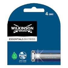 Wilkinson Sword Essentials 3 Hybrid Wkłady Do Maszynki 4 Szt.