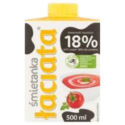 Łaciata Śmietanka UHT18% 500 Ml