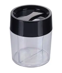 Pojemnik magnetyczny na spinacze OFFICE PRODUCTS, okrągły, pusty, transparentny