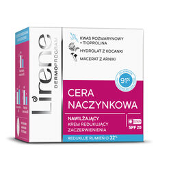 Lirene Cera Naczynkowa Nawilżający Krem Redukujący Zaczerwienienia Spf20 50 Ml