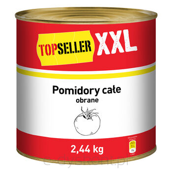 Topseller XXL Pomidory całe bez skórki 2,44kg