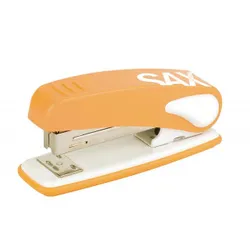SAX239 Zszywacz Design, zszywa do 25 kartek, display, pomarańczowy