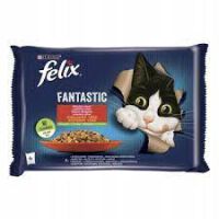 Felix Fantastic Mięso Z Warzywami 4X85G = 340G