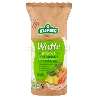 Kupiec Wafle Ryżowe Naturalne 120G