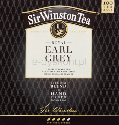 Sir William's Herbata Czarna Royal Earl Grey 100 Torebek X 1,75G