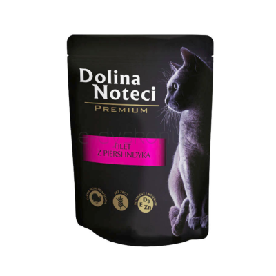 Dolina Noteci Premium Mokra Karma Saszetka Dla Kota Filet Z Indyka 85G