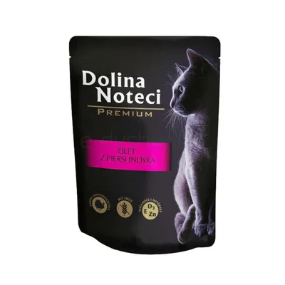 Dolina Noteci Premium Mokra karma saszetka dla kota filet z indyka 85g