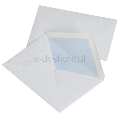 Koperty z klejem OFFICE PRODUCTS, NK, C6, 114x162mm, 75gsm, 50szt., białe