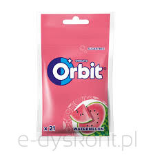 Orbit Watermelon Guma do żucia bez cukru 29 g (21 drażetek)