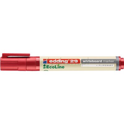 Edding Marker do tablic e-29 EcoLine, 1-5 mm, czerwony [BIURO]