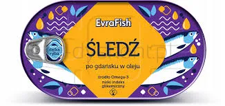 Evrafish Filety Śledziowe W Oleju 170G