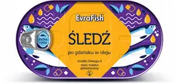Evrafish Filety Śledziowe W Oleju 170G