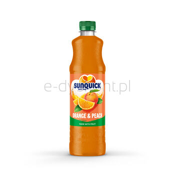 Sunquick koncentrat napoju o smaku pomarańczy i brzoskwini 700 ml PET