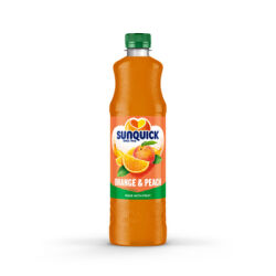 Sunquick koncentrat napoju o smaku pomarańczy i brzoskwini 700 ml PET