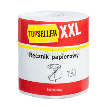 Topseller XXL Ręcznik papierowy 500 listków 2-warstwowy