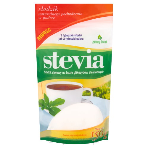 Zielony Listek Stevia 150 G Doypack