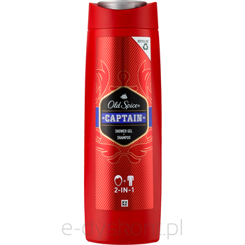 Old Spice Żel Pod Prysznic I Szampon Dla Mężczyzn Captain 400Ml