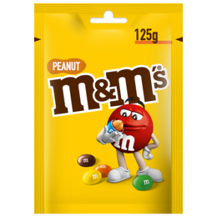 M&Amp;M'S Peanut Orzeszki Ziemne Oblane Czekoladą W Kolorowych Skorupkach 125 G