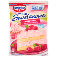 Dr.Oetker Masa Śmietanowa Malinowa 86 G