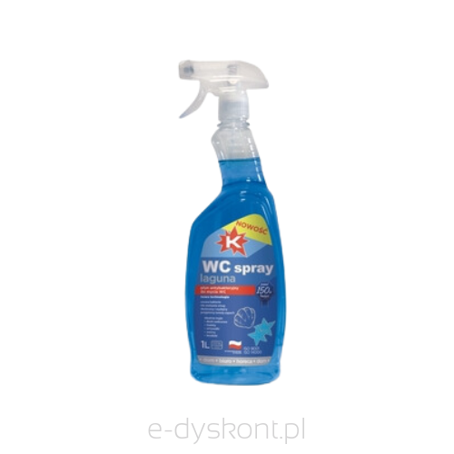 K Wc Spray Laguna - Płyn Antybakteryjny Do Mycia Wc 1L