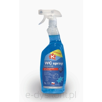 K Wc Spray Laguna - Płyn Antybakteryjny Do Mycia Wc 1L