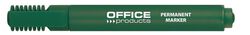 Office Products Marker permanentny ścięty, 1-5mm (linia), zielony [BIURO]