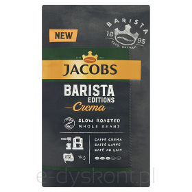 Jacobs Barista Editions Espresso Wolno Prażona Kawa Ziarnista 1 Kg