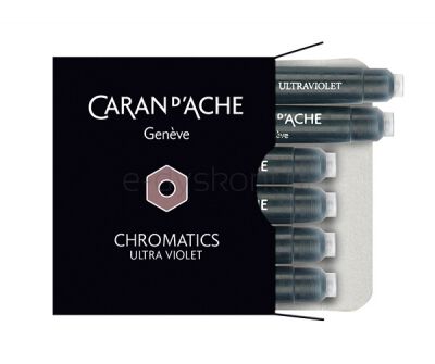 Caran D'ache Naboje Chromatics Ultra Violet, 6szt., fioletowe