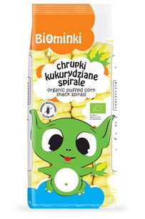 Chrupki Kukurydziane Spirale Bezglutenowe Bio 60 G - Biominki [BIO]