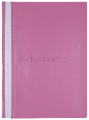 Office Products Skoroszyt, PP, A4, miękki, 100/170mikr., różowy