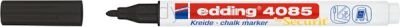 Edding Marker kredowy e-4085 1-2 mm, czarny [BIURO]