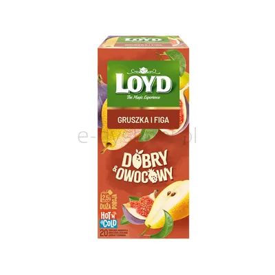 Loyd herbata o smaku gruszka i figa 20 x 2,5g