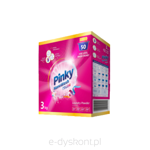 PINKY NanoWash Color Proszek do prania koloru (50 prań) 3kg