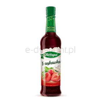 Herbapol Syrop Owocowy Truskawka Z Witaminami .C, D, B6 I Cynkiem 420 Ml