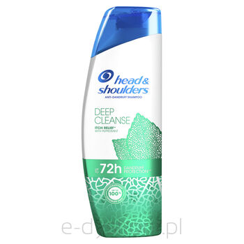 Head Shoulders Deep Cleanse Itch Prevention Szampon Przeciwłupieżowy, 300Ml