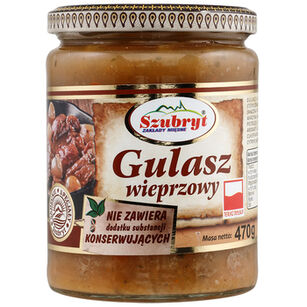 Szubryt Gulasz Wieprzowy 470G