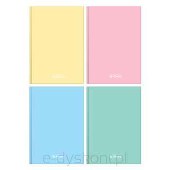 Brulion Herlitz A4 kratka 96 kartek Pastel Color Blocking