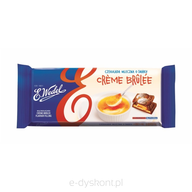 Wedel Czekolada Mleczna O Smaku CreMe Brulee 289G