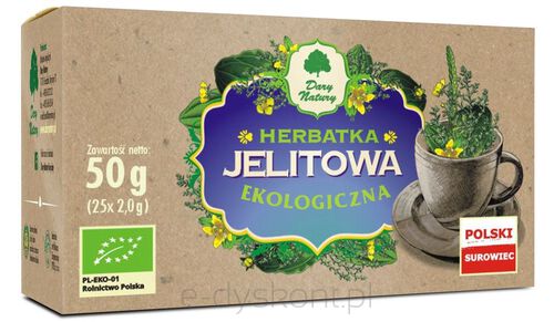 Herbatka Jelitowa Bio (25 X 2 G) 50 G - Dary Natury [BIO]