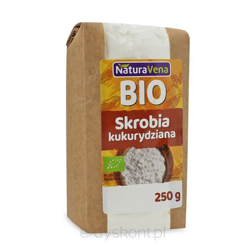 Skrobia Kukurydziana Bio 250 G - Naturavena [BIO]