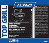Tenzi Płyn do czyszczenia przypaleń z grilli, piecyków i rusztów Top Grill, 5l - 2
