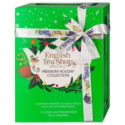 English Tea Shop Zestaw Herbat Świątecznych Piramidki Holiday Green (12X2) Bio 24 G Bn