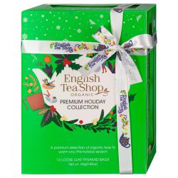 English Tea Shop Zestaw Herbat Świątecznych Piramidki Holiday Green (12X2) Bio 24 G Bn
