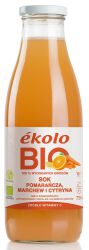 Ekolo Sok Pomarańcza-Marchew-Cytryna Bio 750 Ml